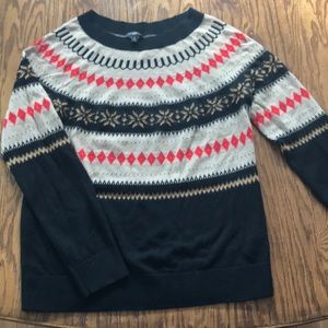 Talbots MP Fair Isle Pullover Sweater